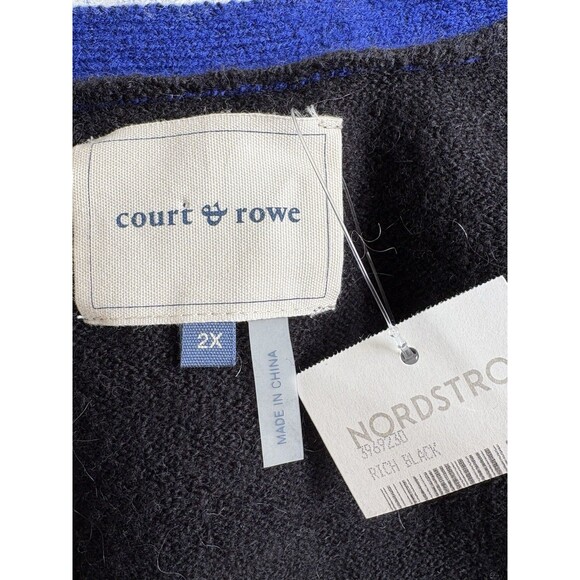 NWT Court & Rowe Merino Wool Alpaca Blend Sweater Cardigan Women's Size 2X - Picture 4 of 6